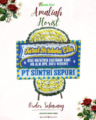 Papan Bunga Duka di Cimone